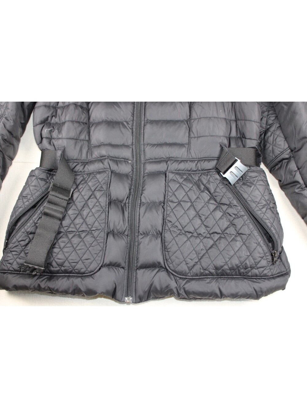The North Face Womens Parkina Puffer Jacket Size XL Grey 600 Goose Down Coat - Picture 4 of 16